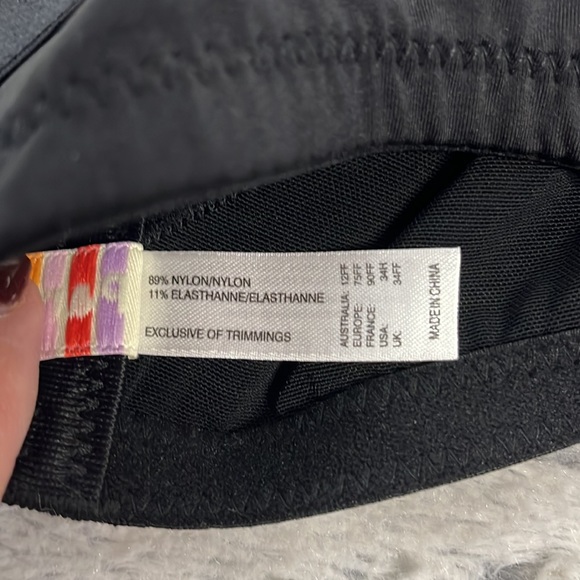 Parfait Underwire Black and Nude Bra 34FF - Picture 6 of 7